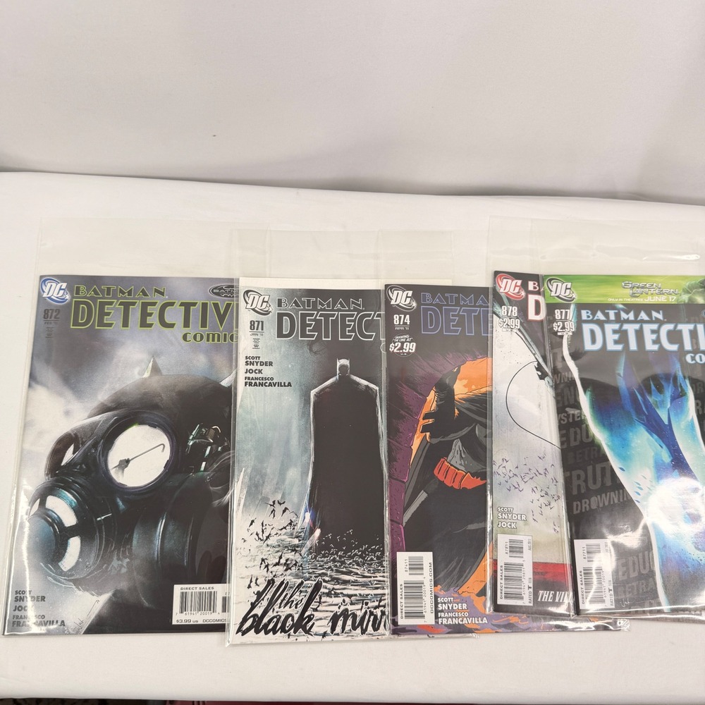 Batman Detective Comics 871 872 874 877 878 lot 1st Scott Snyder Black Mirror
